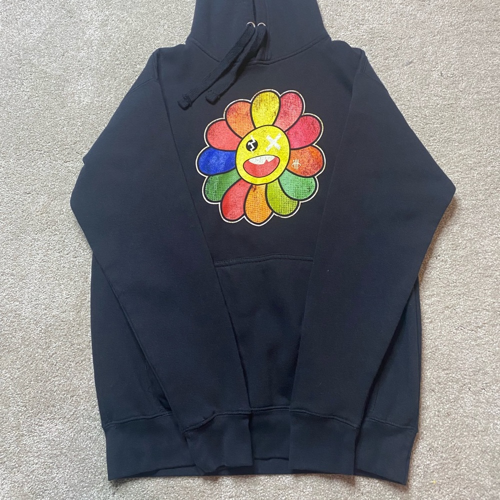 Takashi Murakami x KAWS x JBalvin Inspired Hoodie